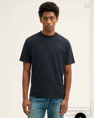 NWT Madewell The Vintage Tee almost black size M style NS724.